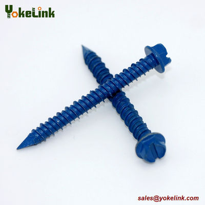 1/4" Hex Washer Head Concrete Screw Hi-Lo Thread Screws Ruspert Tapcon Screw