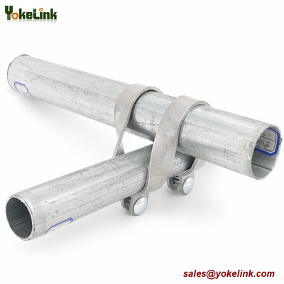 Galvanized Steel Greenhouse Cross Connectors 2"X1 3/8" Purlin Bracket