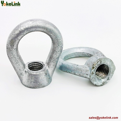 Forged Oval Eye Nut 5/8" for Poleline Hardware