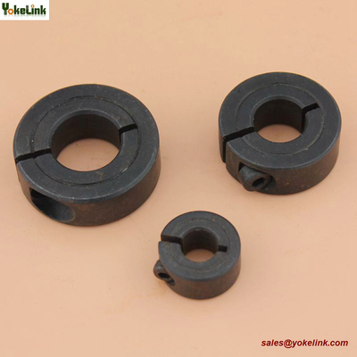 Single split shaft collar 3/4 inch one piece Clamp Shaft Collars with Black Oxide finish