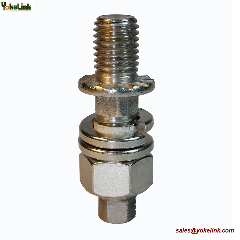 Stainless Steel 3/4 in Short Shank Line Post Studs for Poleline construction