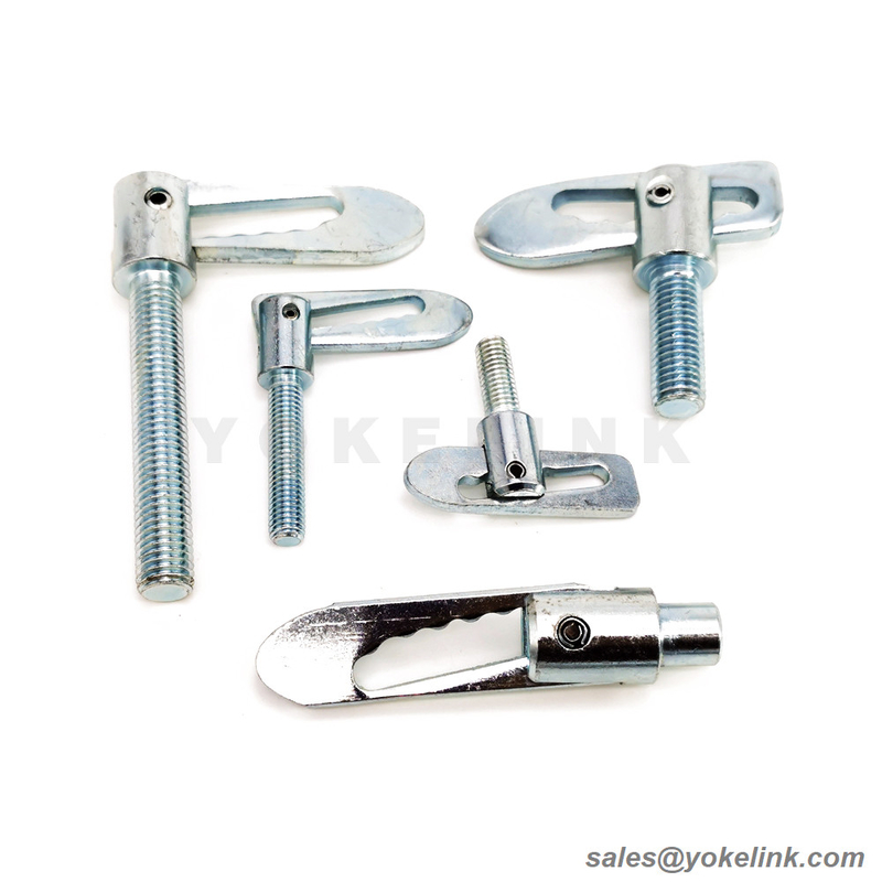 M8 Zinc plate Weld on type Antiluce Fasteners for Trailer and tailgates