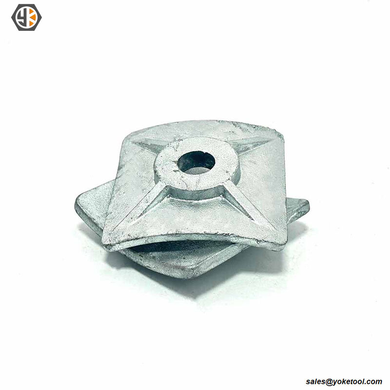 Cast Square Curved Washer HDG | Ductile Iron Utility Washer | IEEE C135.80 & CSA C83 Polelin Hardware