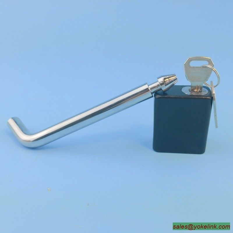 Security Steel 5/8"  Hitch Pin Lock - Bent Pin Style Trailer Locking with 2 keys